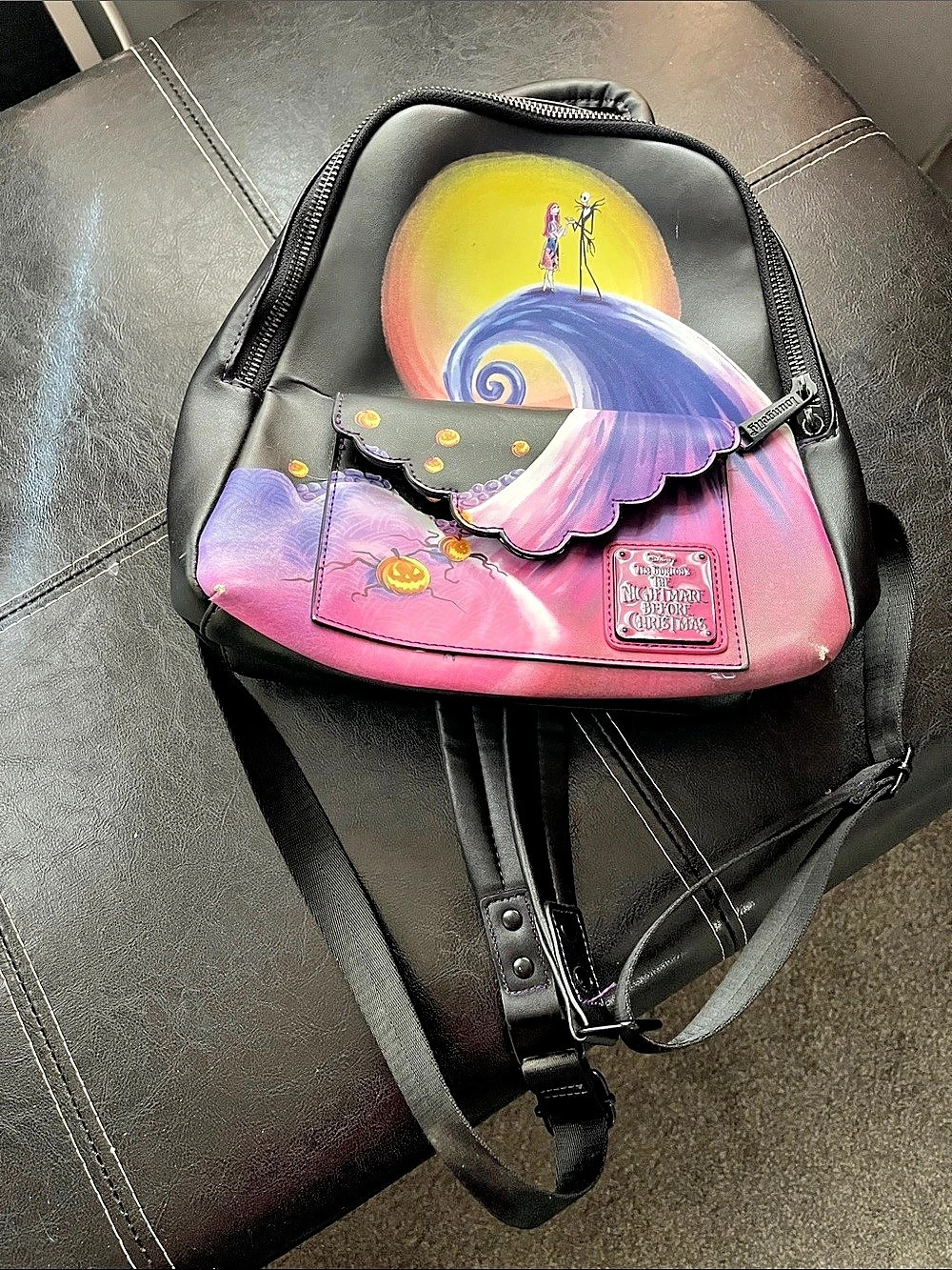 Loungefly Disney The Nightmare Before Christmas Simply Meant to Be Mini Backpack
